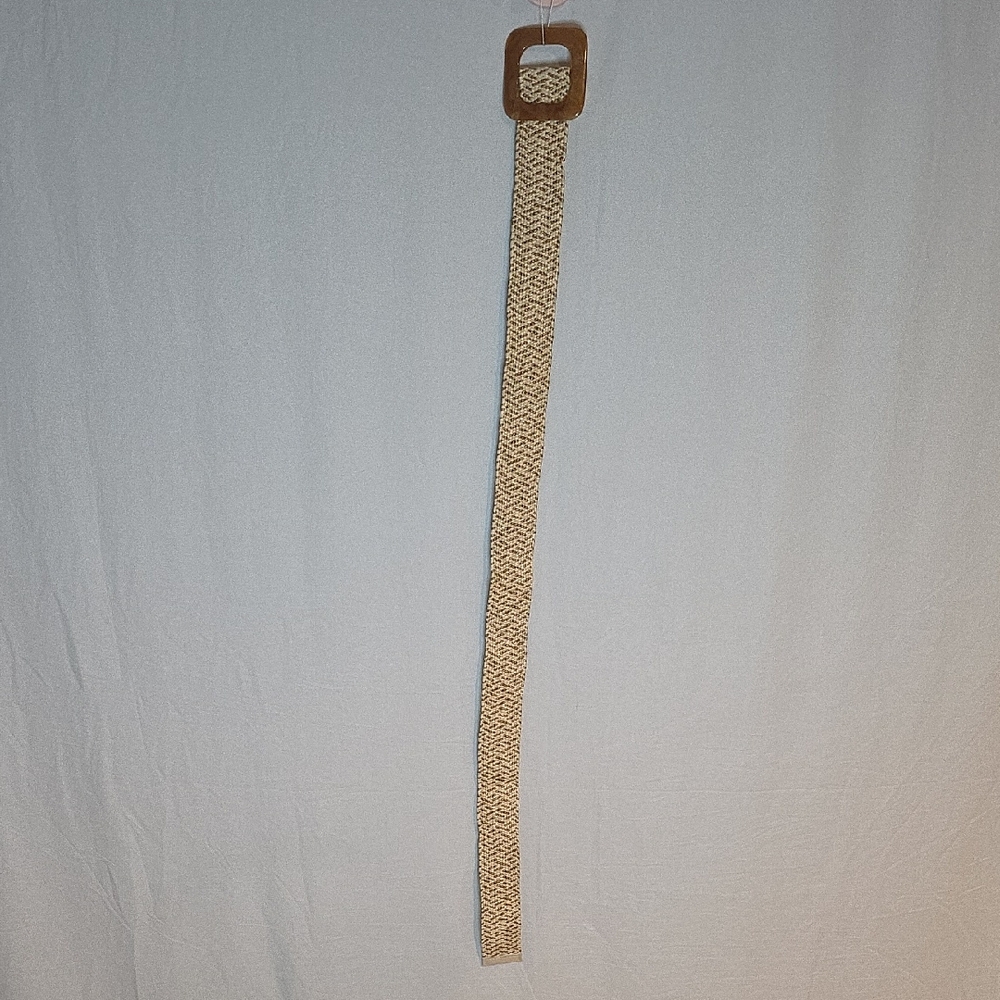 Source Unknown Woven Tan Belt